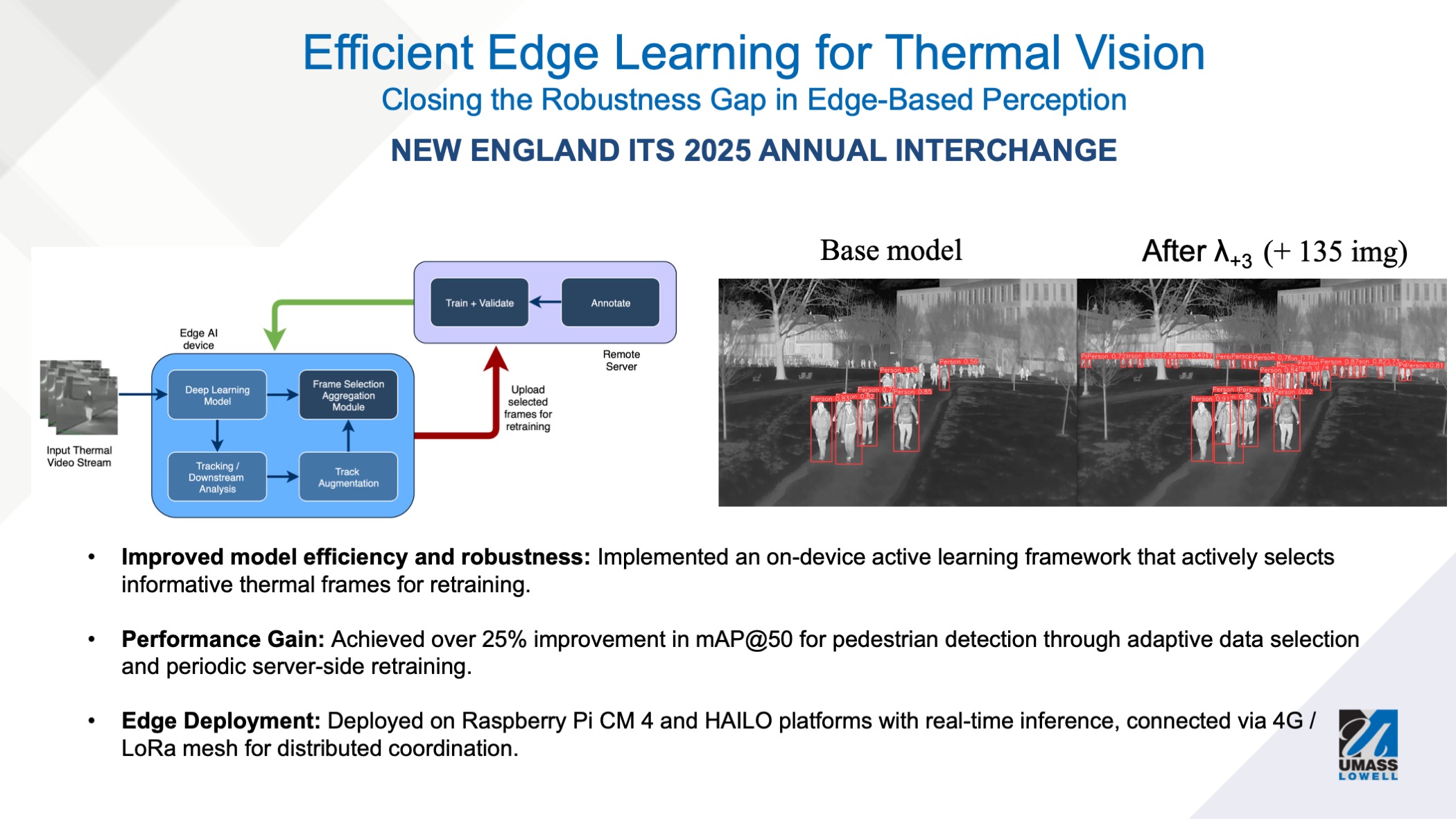 Efficient Edge Learning for Thermal Vision