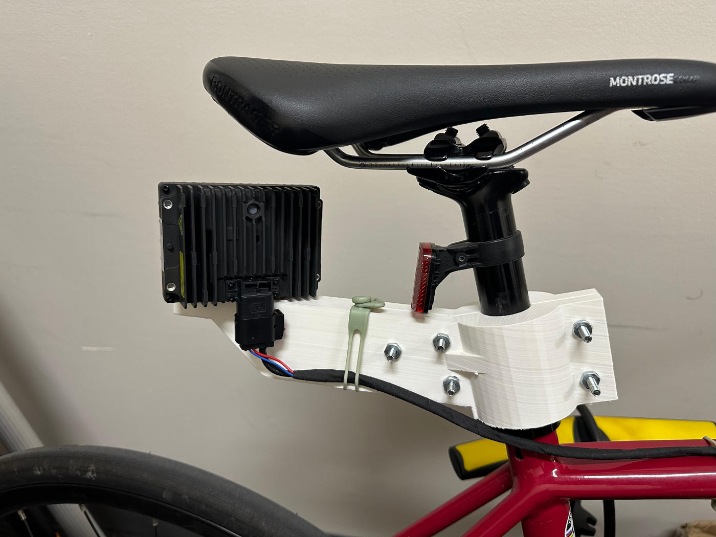 Bicycle equipped with prototype solid-state LiDAR data collection system for studying driver behavior near cyclists