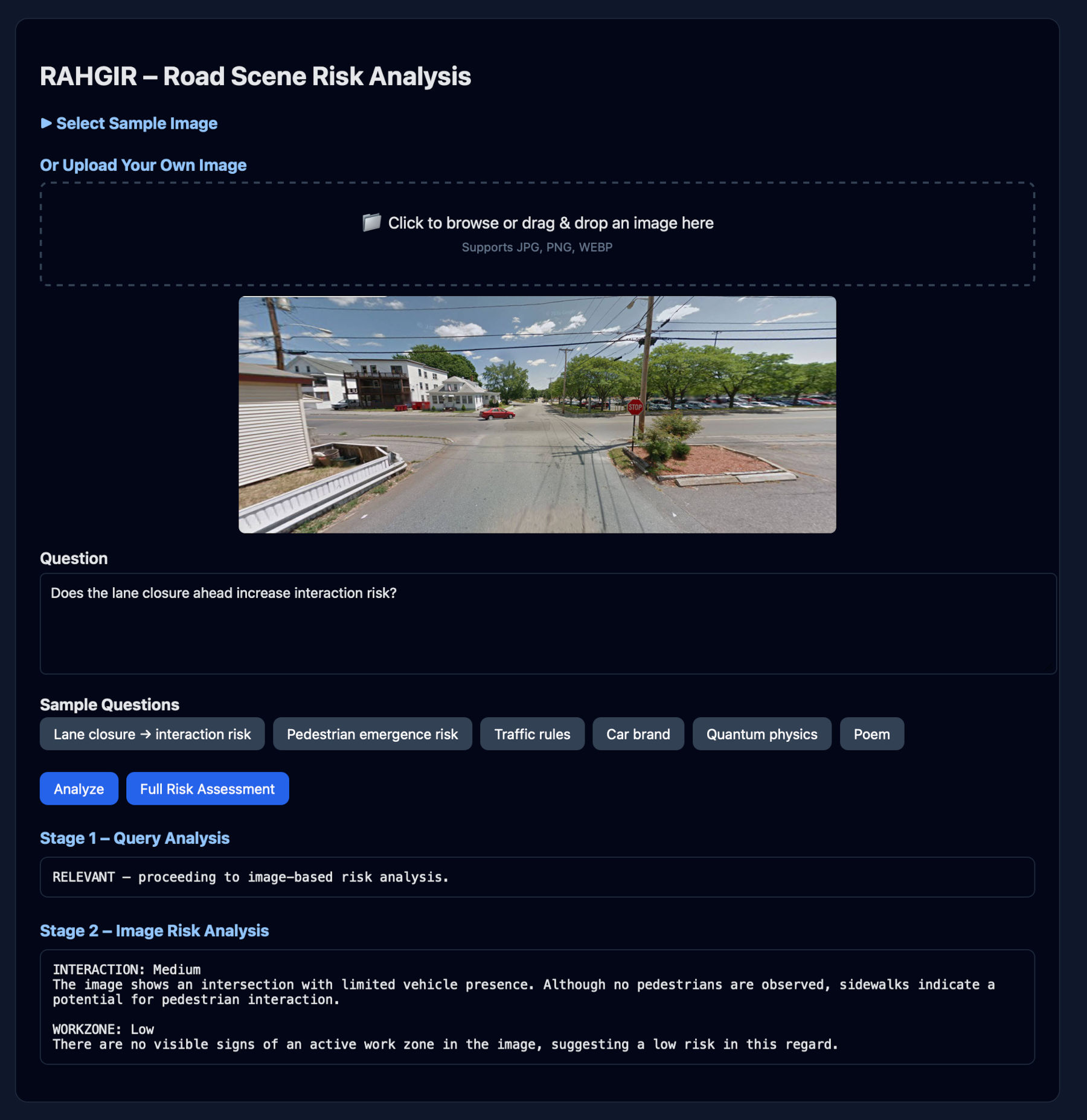 RAHGIR Web Interface